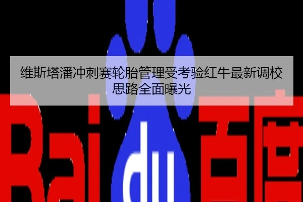 维斯塔潘冲刺赛轮胎管理受考验红牛最新调校思路全面曝光 | Tencent Sports